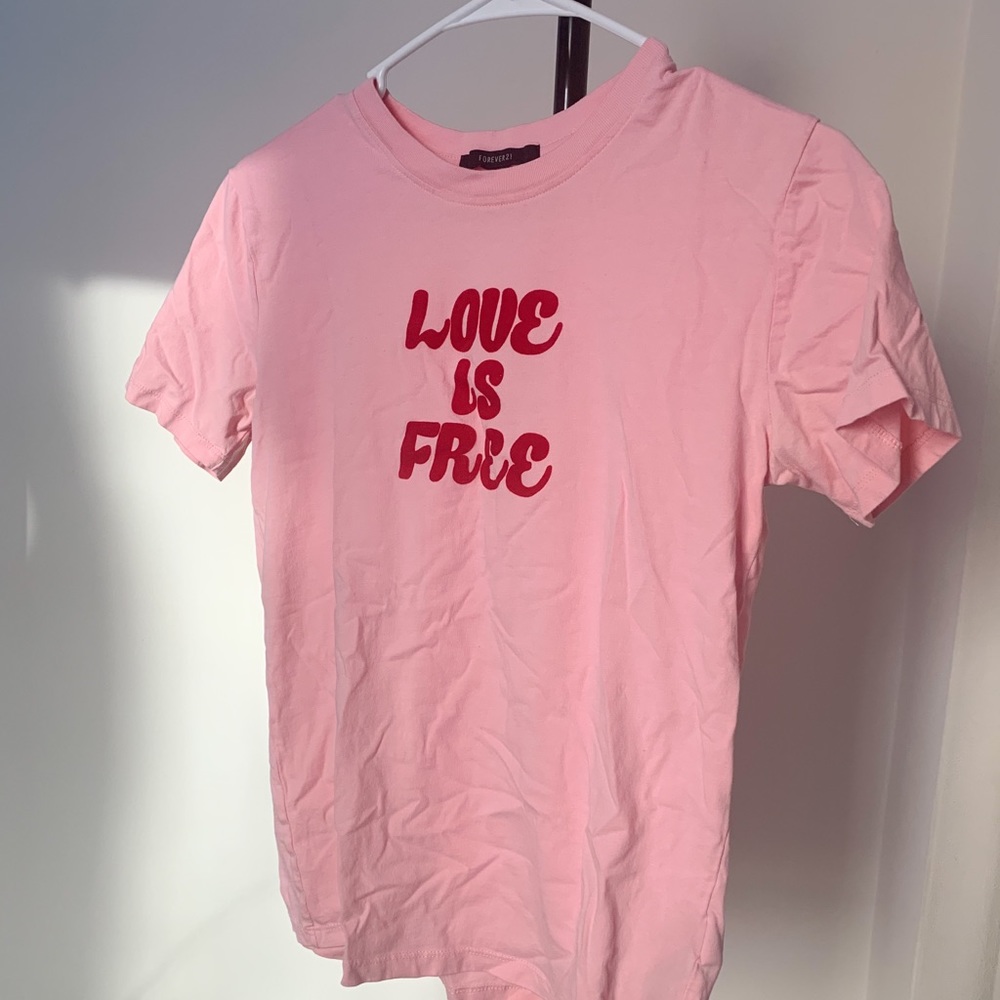 Love is Free tee